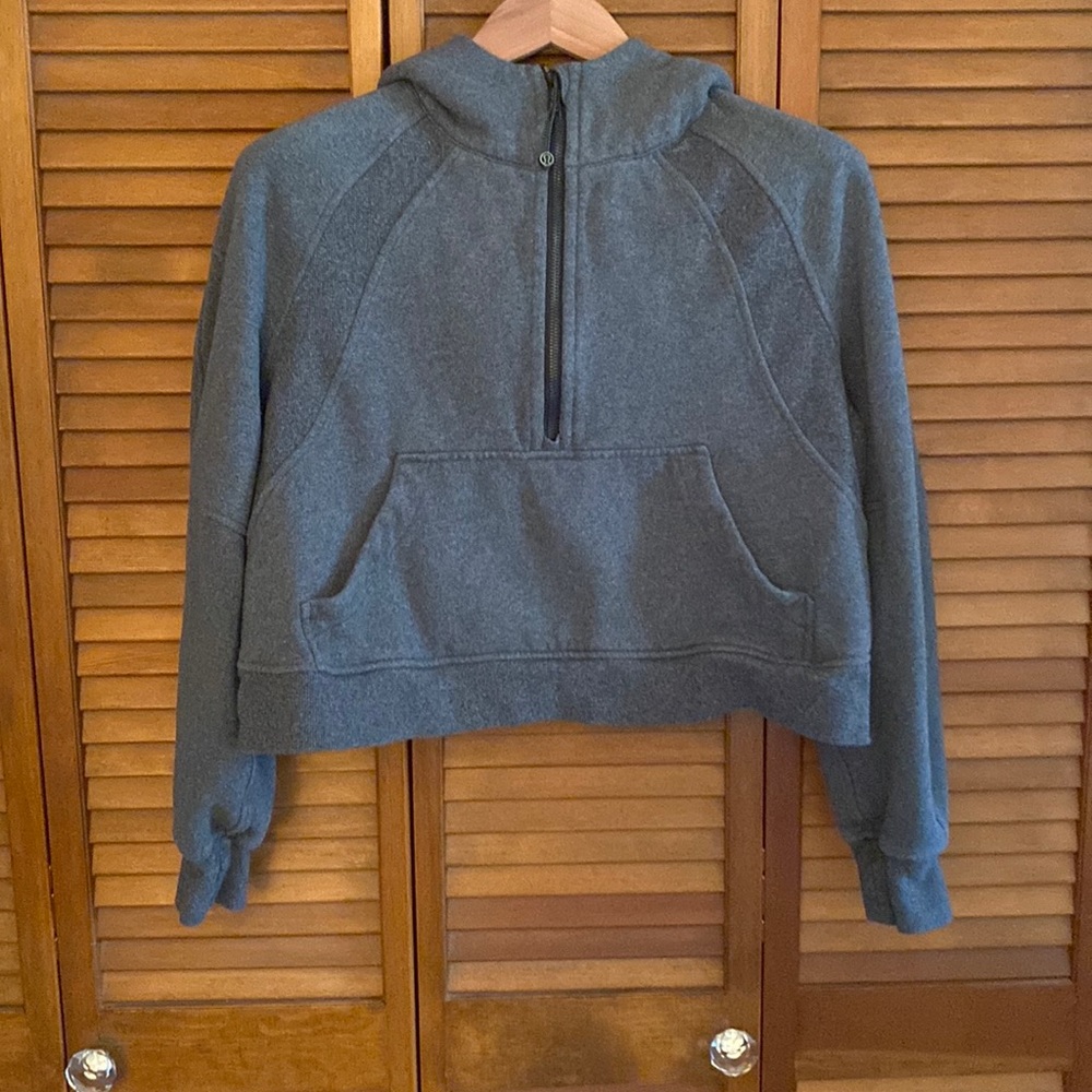 Lululemon speckled black oversized scuba hoodie M/L
